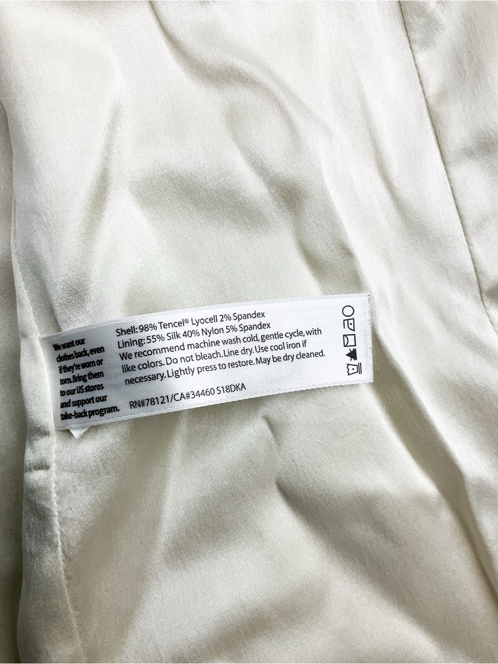 Eileen Fisher Cream Open-Front Jacket - Picture 7 of 12